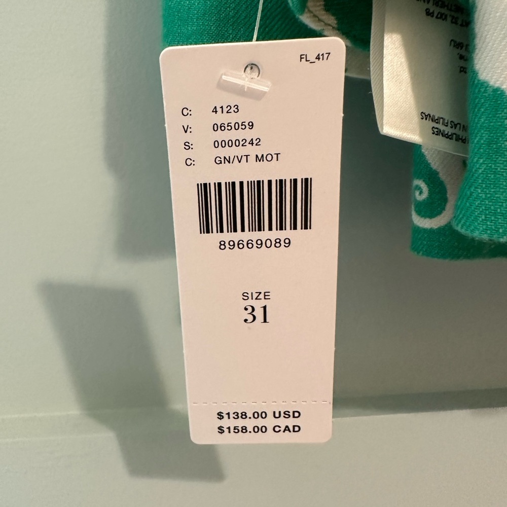 Pilcro by Anthropologie Green Linen Wide Leg Pants - Picture 4 of 7